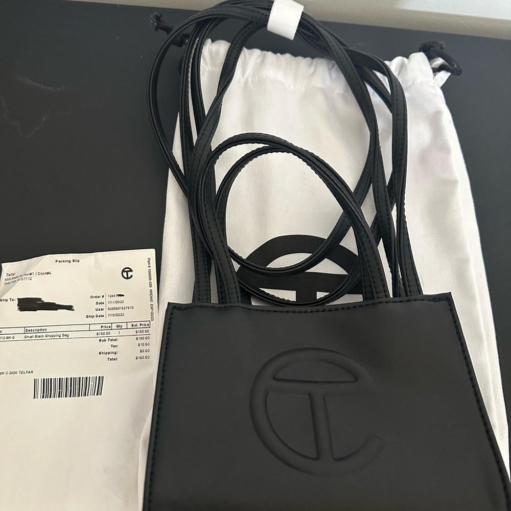 SMALL BLACK TELFAR BAG